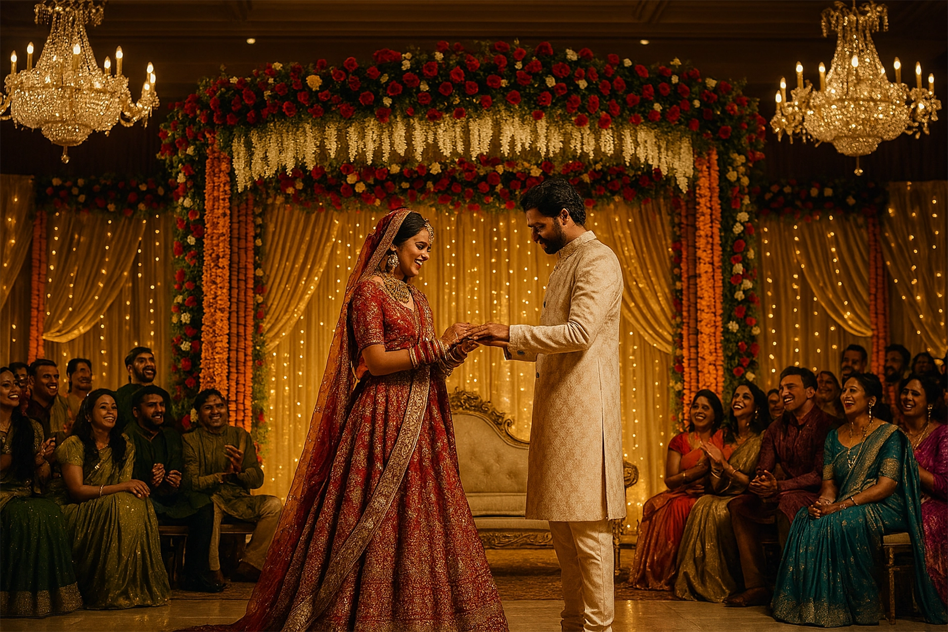 Elegant engagement event in Guntur